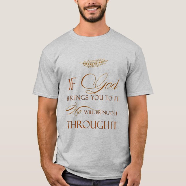 Camiseta Dios se aleja (Anverso)