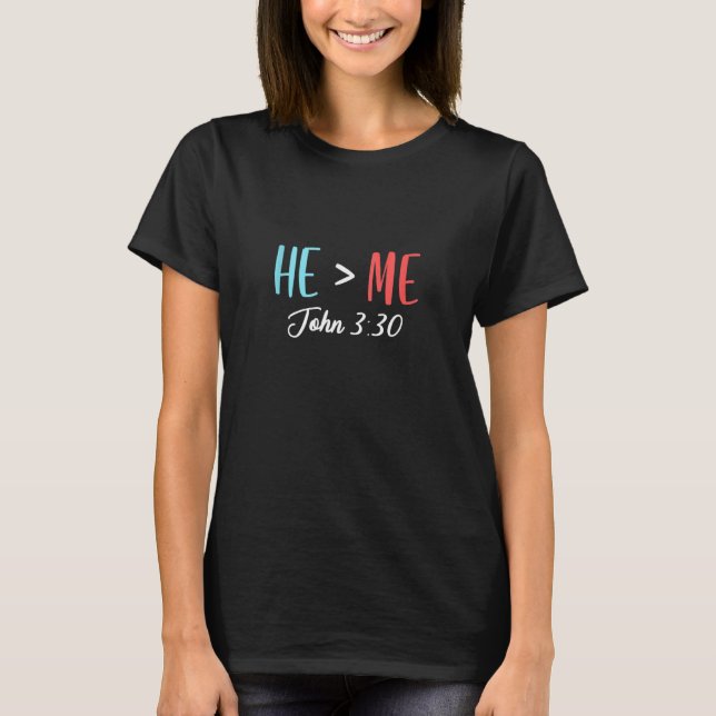 Camiseta Dios siga a Jesús Creer La Biblia Verse Cita La Jo (Anverso)
