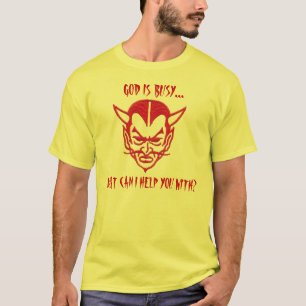 CAMISETA ¿DIOS SOY OCUPADO…, CON CUÁL PUEDO AYUDARLE?