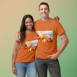 Camiseta Dios te bendiga en el Día de Acción de Gracias