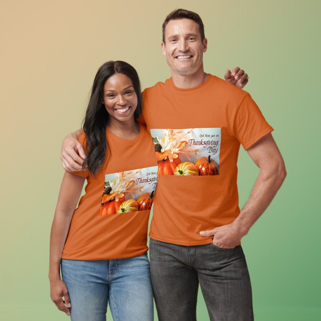 Camiseta Dios te bendiga en el Día de Acción de Gracias (Subido por el creador)
