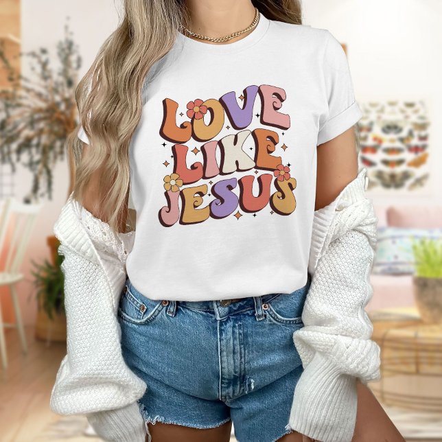 Camiseta Dios Tee, Camisas Discípulas, Amor Como Jesús (Subido por el creador)