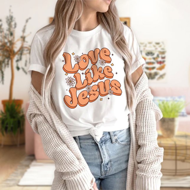 Camiseta Dios Tee, Camisas Discípulas, Amor Como Jesús (Subido por el creador)