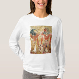 Camiseta Dios Thoth con Seti I en la tumba de Seti