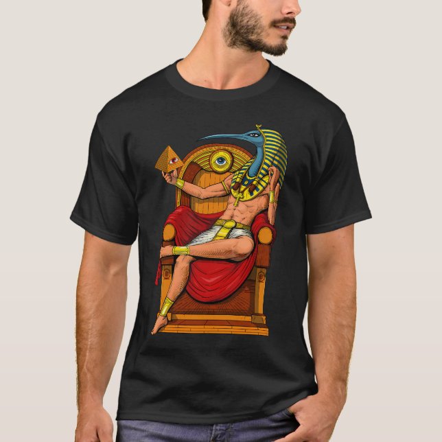 Camiseta Dios Thoth Mitología Egipcia (Anverso)