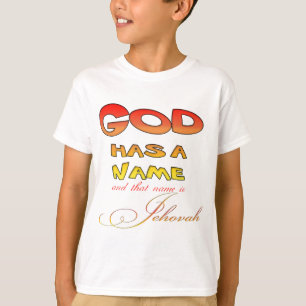 Camiseta Dios tiene el nombre de Jehová
