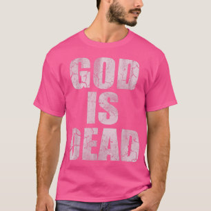 Camiseta Dios Vintage está muertoHombres Mujeres Ateos Rega