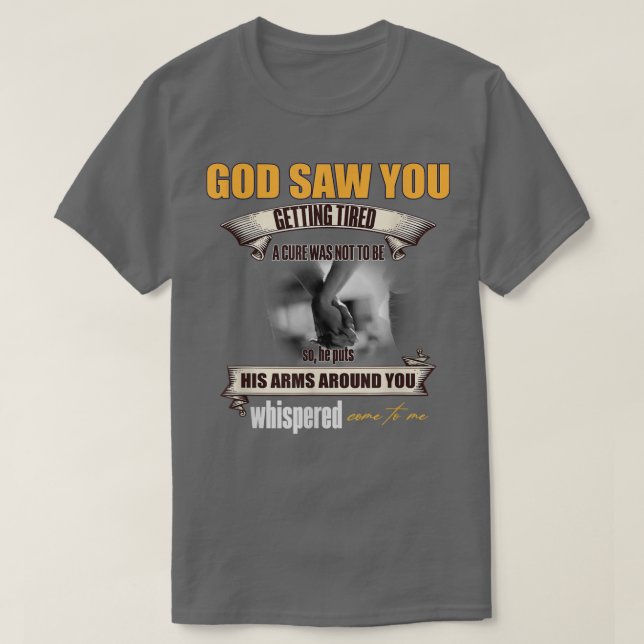 Camiseta Dios Vio Que Te Cansaste Una Cura No Era Para Esta (Diseño del anverso)
