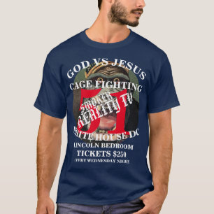 CAMISETA DIOS VS JESÚS PELEA DE CAGE WASHINGTON DC LINCOLN