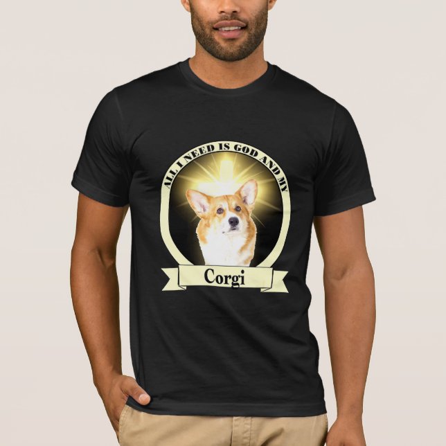 Camiseta Dios Y Mi Corgi (Anverso)