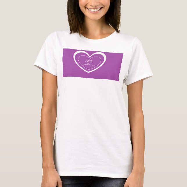 Camiseta DIOS YO SOY es amor (Anverso)