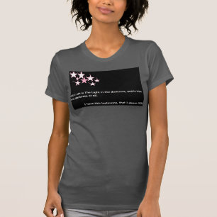 Camiseta DIOS YO SOY es La Luz en la oscuridad
