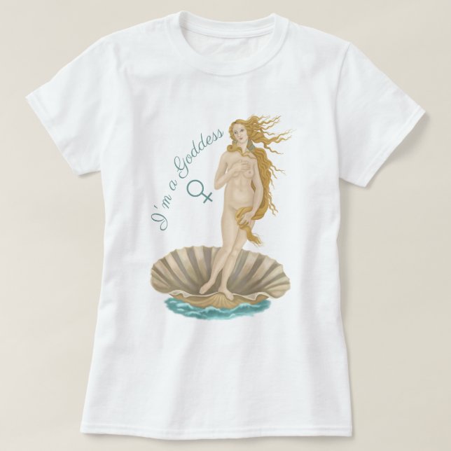 Camiseta Diosa (Diseño del anverso)