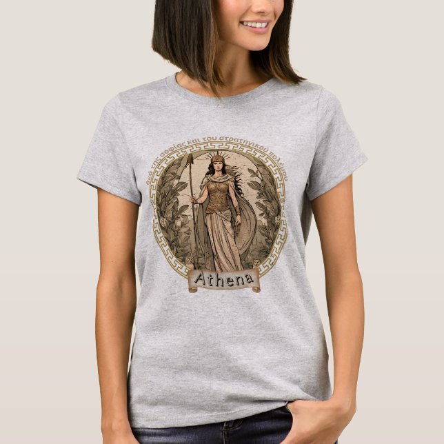 Camiseta Diosa Athena Tee Shirt (Anverso)