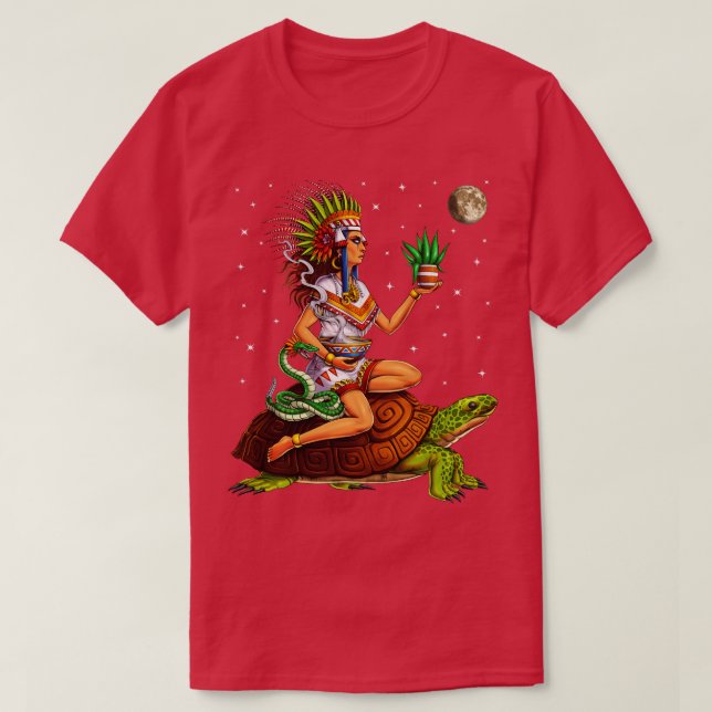 Camiseta Diosa azteca Mayahuel (Diseño del anverso)