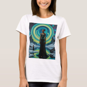 Camiseta Diosa Celestial Cosmic Dreamscape Tee
