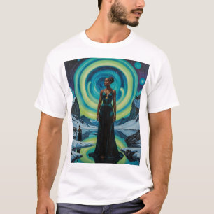 Camiseta Diosa Celestial Cosmic Dreamscape Tee
