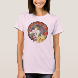 Camiseta Diosa de Alphonse Mucha