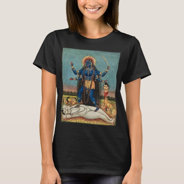 Camiseta Diosa de destrucción hindú de Kali 24 (Anverso)