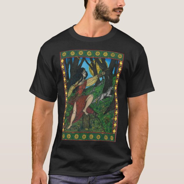 Camiseta Diosa de Diana de la caza (Anverso)