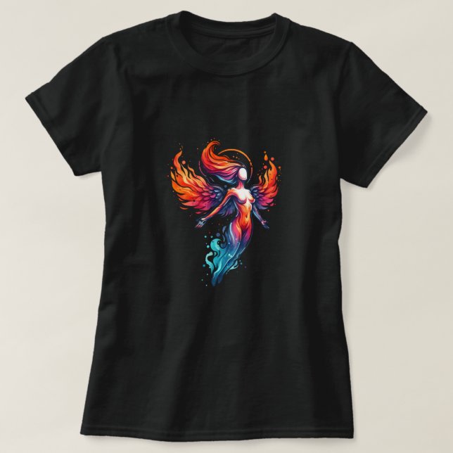 Camiseta Diosa de Fuego Celestial de Hielo (Diseño del anverso)