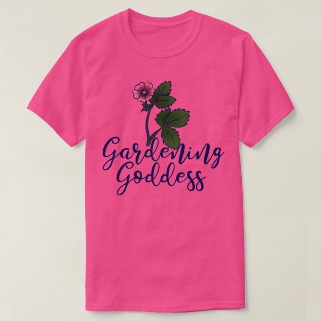 Camiseta Diosa de jardinería (Diseño del anverso)