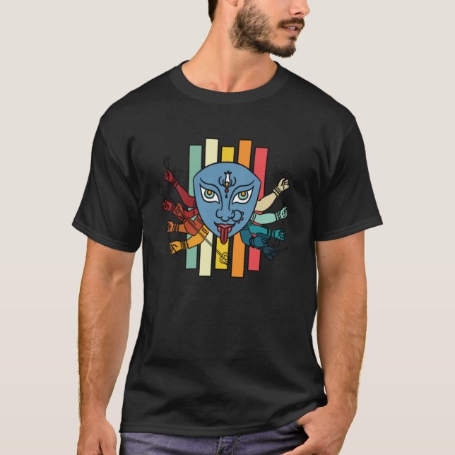 Camiseta Diosa de Kali Hindu Dharma India Hinduismo (Anverso)