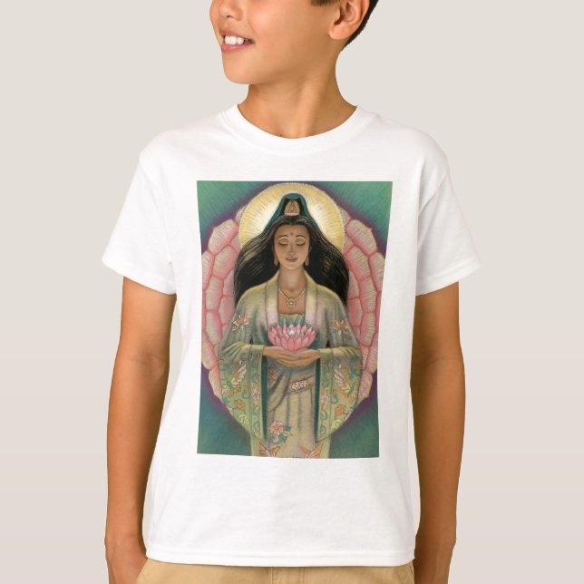 Camiseta Diosa de Kuan Yin de la compasión (Anverso)
