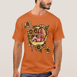 Camiseta Diosa de la Luna de Flor