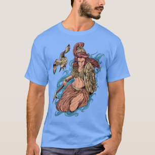 Camiseta Diosa de la mitología griega Minerva Athena