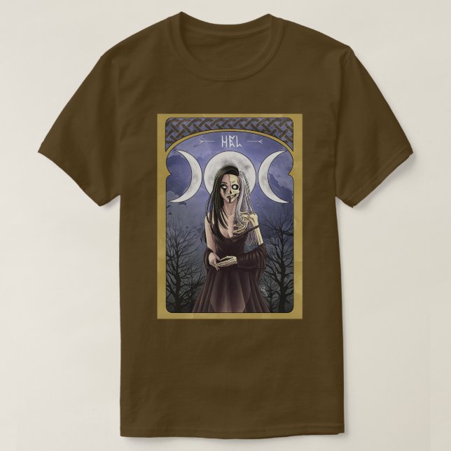 Camiseta Diosa de la muerte de Hel (Diseño del anverso)