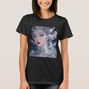 Camiseta Diosa de la Nieve   Avatar de Aura Blanca Plateada