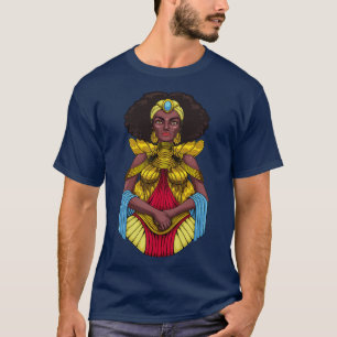 Camiseta Diosa de la religión yoruba Oshun