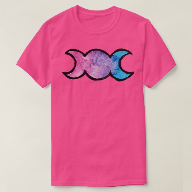 Camiseta Diosa de la Triple Luna2 (Diseño del anverso)