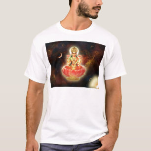 Camiseta Diosa de Maa Maha Lakshmi Devi Laxmi de la riqueza