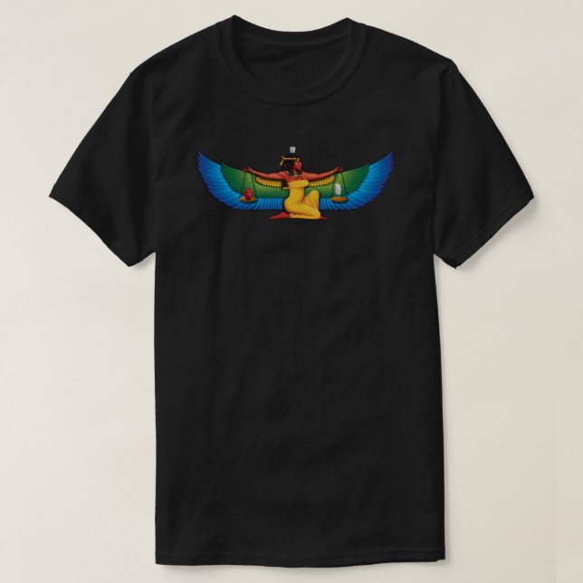Camiseta Diosa de Maat de la verdad (Diseño del anverso)