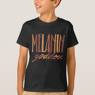 Camiseta Diosa de Melanin Reina Afroamericana Negra