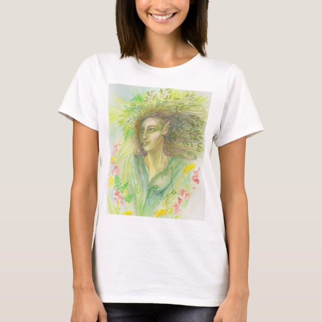 Camiseta Diosa de primavera (Anverso)
