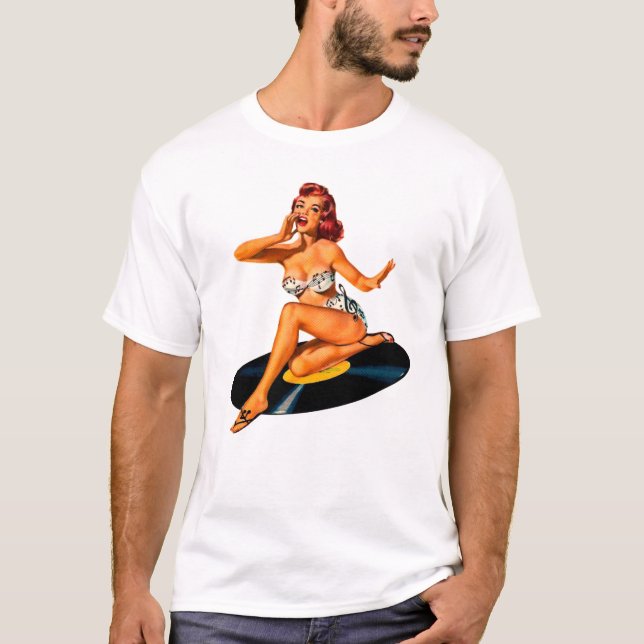 Camiseta Diosa de Rockabilly (Anverso)