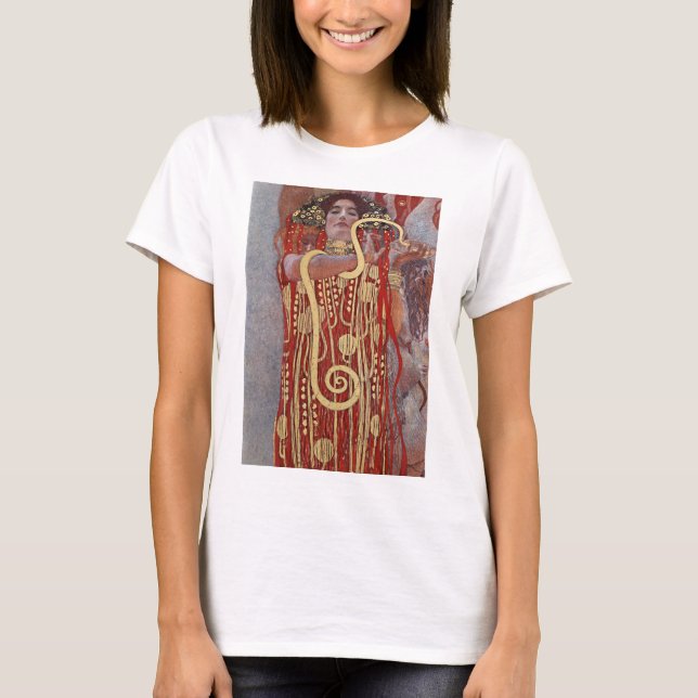 Camiseta Diosa de Salud, Hygieia (Salus), Gustav Klimt (Anverso)