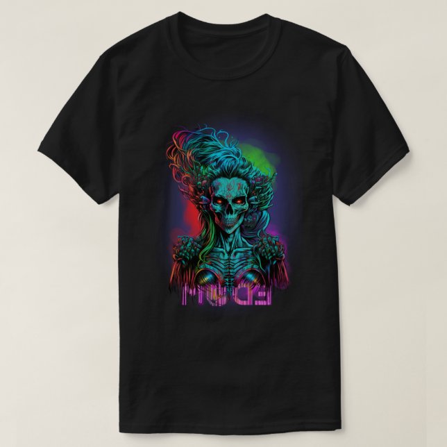 Camiseta Diosa del cráneo (Diseño del anverso)