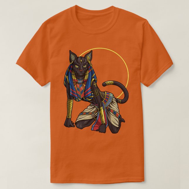 Camiseta Diosa del gato Diosa egipcia Bastet  (Diseño del anverso)