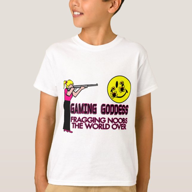 Camiseta Diosa del juego (Anverso)