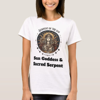 Camiseta Diosa del Sol y Serpiente Sagrada
