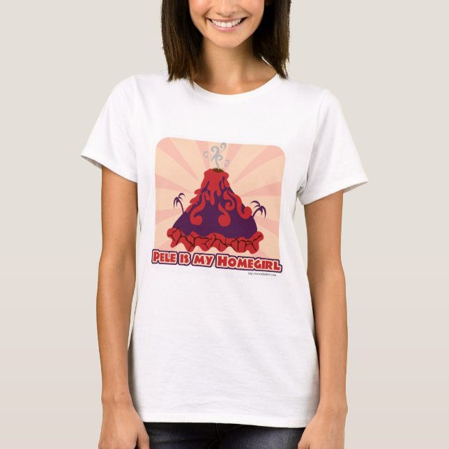 Camiseta Diosa del volcán Pele (Anverso)