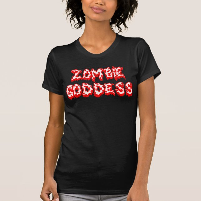 Camiseta Diosa del zombi (Anverso)