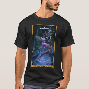 Camiseta Diosa Diana en la tarjeta Tarot de la alta sacerdo