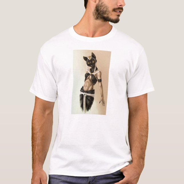 Camiseta Diosa egipcia Bastet (Anverso)