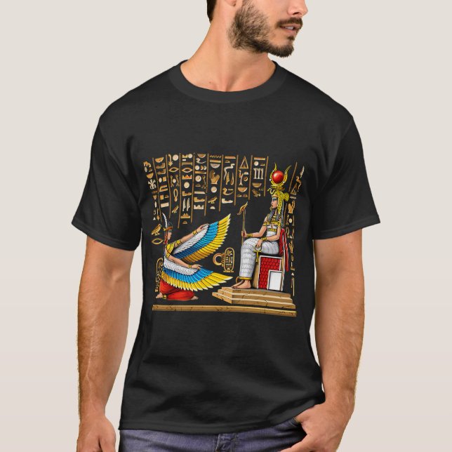 Camiseta Diosa egipcia Maat Isis (Anverso)