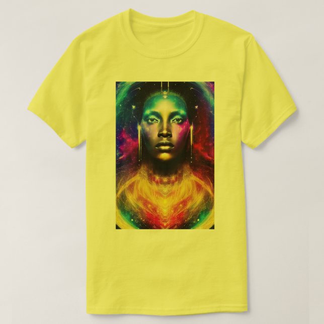Camiseta Diosa Espacial Universal (Diseño del anverso)
